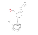 Matrix Fitness Stationary Bike Overlay Set Left Quickly Key 1000301918-hydrafitnessparts