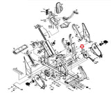 Matrix Fitness Stationary Bike Round Head Hex Socket Screw M6 - 1.0P x 16L 004463-00-hydrafitnessparts
