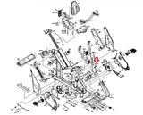 Matrix Fitness Stationary Bike Round Head Hex Socket Screw M8 - 1.25P x 20L 004538-00-hydrafitnessparts