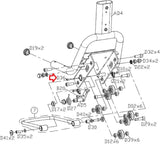 Matrix Fitness Stationary Bike Round Hex Socket Screw M5 - 0.8P x 16L 004456-00-hydrafitnessparts