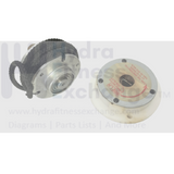 Matrix Fitness Stationary Bike Seat Adjust Spiral Spring with Rope Pulley 0000090807-hydrafitnessparts