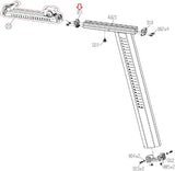 Matrix Fitness Stationary Bike Seat Adjustment Down End Cap 1000404512-hydrafitnessparts