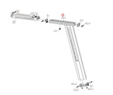 Matrix Fitness Stationary Bike Seat Sleeve Tube Set 1000413010-hydrafitnessparts