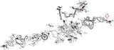 Matrix Fitness Stationary Bike Stabilizer Left Crank Set 1000411493-hydrafitnessparts