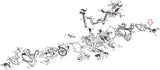 Matrix Fitness Stationary Bike Stabilizer Left Crank Set 1000411493-hydrafitnessparts