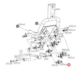 Matrix Fitness Stationary Bike Stainless Steel Hex Nut M10 x 1.5P 1000308343-hydrafitnessparts