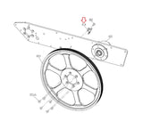 Matrix Fitness Stationary Bike Steel Rope Fixing Plate 3.0T 1000407246-hydrafitnessparts