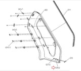 Matrix Fitness Stepper Step Pingood White Nylon Washer 1000203758-hydrafitnessparts