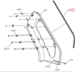 Matrix Fitness Stepper Step Right Side Rail 1000209821-hydrafitnessparts