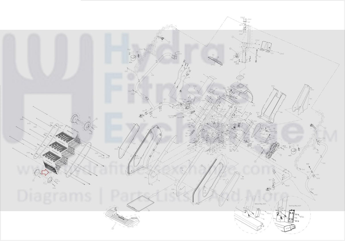 Matrix Fitness Stepper Step Upper Pedal Step 1000203753 – hydrafitnessparts