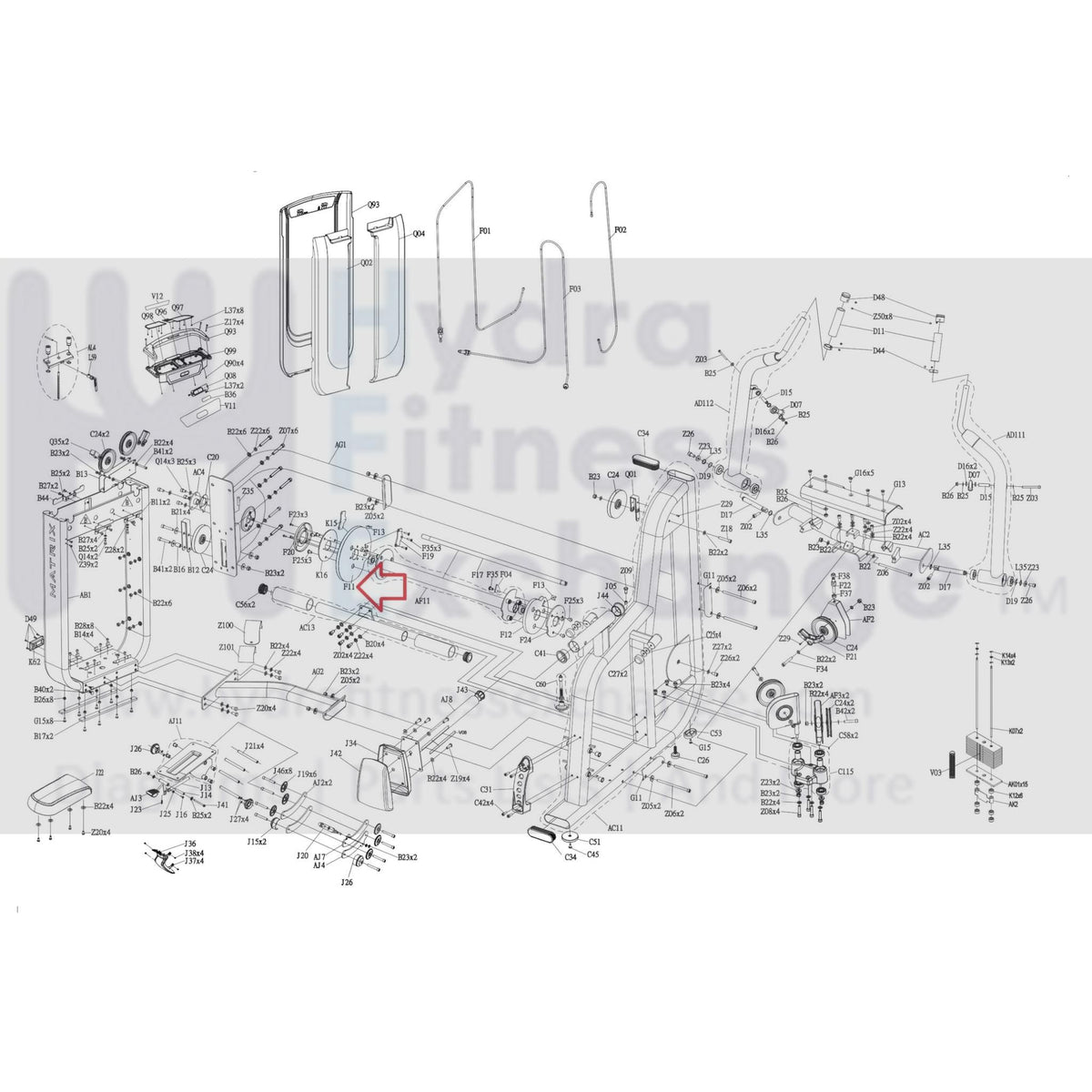 Matrix Fitness Strength System Black Left Cam 1000398255 ...