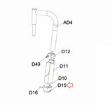 Matrix Fitness Strength System Chrome Grip Cap 1000397779-hydrafitnessparts