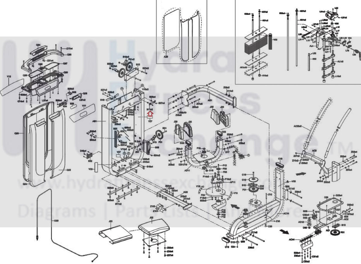 Matrix Fitness Strength System Fixing Rack Bracket Cover 1000413515 ...