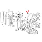 Matrix Fitness Strength System Foot Pedal Arm Set Semi Assembly 1000454351-hydrafitnessparts