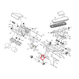 Matrix Fitness Strength System Foot Stabilizer End Cap 1000304988-hydrafitnessparts