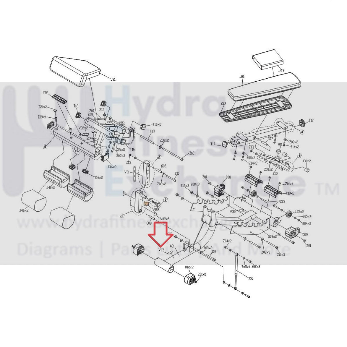 Matrix Fitness Strength System Frame English Warning Label 1000366216 ...