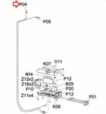 Matrix Fitness Strength System Network Signal Cable 1900mm 1000359129-hydrafitnessparts