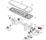 Matrix Fitness Strength System Nylon Lock Nut 1000308449-hydrafitnessparts