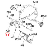 Matrix Fitness Strength System Right Swivel Arm Set Semi Assembly 1000413224-hydrafitnessparts