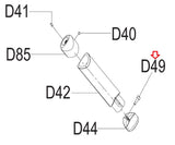 Matrix Fitness Strength System Round Head Hex Socket Screw M5 - 0.8P x 15L 1000108801-hydrafitnessparts