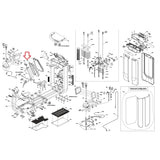 Matrix Fitness Strength System Seat Back Pad Plastic Cover 1000092669-hydrafitnessparts