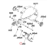 Matrix Fitness Strength System Seat Cover 1000103444-hydrafitnessparts