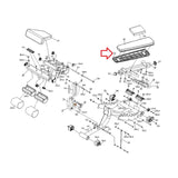 Matrix Fitness Strength System Seat Pad Back Cover 1000304993-hydrafitnessparts