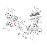 Matrix Fitness Strength System Seat Support End Cap 049062-BA-hydrafitnessparts