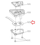 Matrix Fitness TM538 TM747 TM543 TM750C TM750F TM548 Treadmill Right Quick 2 Keys 1000437145-hydrafitnessparts