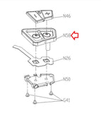 Matrix Fitness TM538 TM747 TM543 TM750F TM750C TM548 Treadmill Right Inner Quick Key 1000437158-hydrafitnessparts