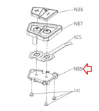 Matrix Fitness TM538 TM747 TM543 TM776 TM750C TM750F TM548 Treadmill Left Down Quick Key Base 1000437156-hydrafitnessparts