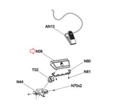 Matrix Fitness TM747 TM759C-1US TM759 TM785 TM776 TM750C TM750F Treadmill Safety Key Upper Cover Extrawork 1000438760-hydrafitnessparts