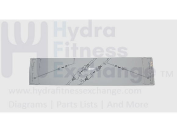 Matrix Fitness Treadmill Console Assembly Documentation Label 10003024 ...
