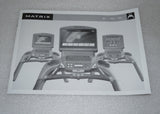 Matrix Fitness Treadmill Console English Owner's User Manual 1000387047-hydrafitnessparts