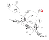 Matrix Fitness Treadmill Heart Rate Grip Cover Set 0000091816-hydrafitnessparts