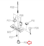 Matrix Fitness Treadmill Power Entry On Off Switch with Light 125V/250V 1000317845-hydrafitnessparts