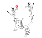 Matrix H7xe-05-CB93-EP620 Stationary Bike Left Heart Rate Pulse Grip 1000443390-hydrafitnessparts