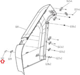 Matrix Retail C50 XR XIR XER C50-02 Stepper Step Left Model Decal 1000404469-hydrafitnessparts
