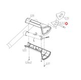 Matrix Retail CS24N CS24O CS27E CS31 CS38 Stepper Step Left Quick Key 1000359162-hydrafitnessparts