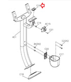 Matrix Retail CS31 CS36 CS38 Stepper Step Black Cushion 1000404455-hydrafitnessparts
