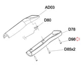 Matrix Retail CTM698 CTM699 CTM697 EP299 EP300 EP297 EP298 RB165 RB166 Recumbent Bike Left Handgrip Set 1000396371-hydrafitnessparts