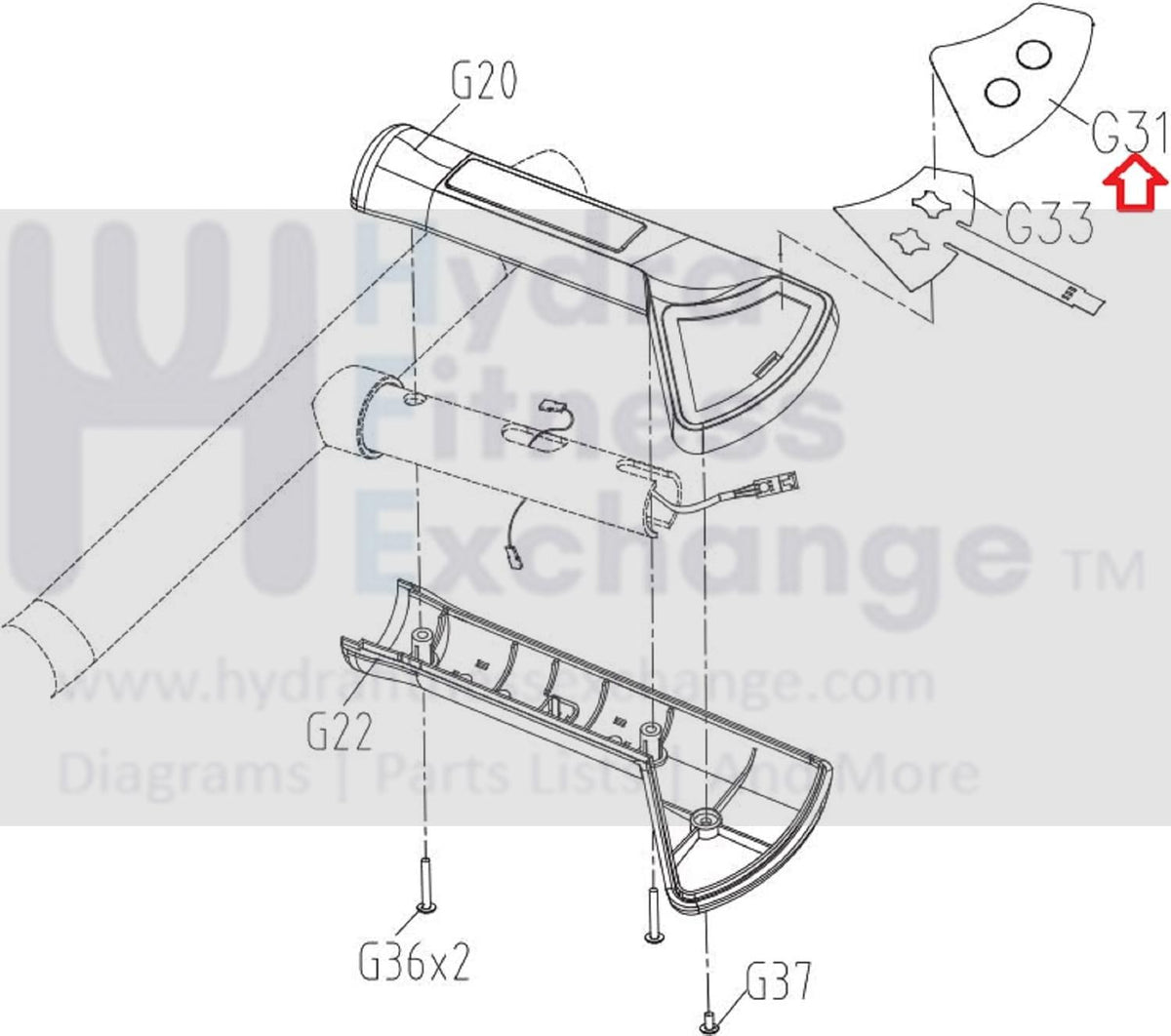 Matrix Retail Stepper Step Left Quick Key Overlay 1000430734 ...