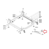 Matrix Retail TM768 TM693B TM1015 TM1024B Treadmill Round Down Pull Rod 1000406855-hydrafitnessparts
