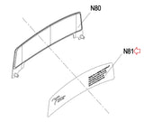 Matrix Retail Treadmill Console Pop Decal 1000379622-hydrafitnessparts