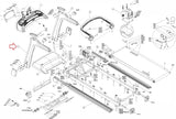 Matrix Retail Treadmill Left Console Mast Set Semi-Assembly 1000389671-hydrafitnessparts
