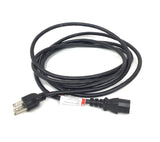 Matrix Retail Vision Fitness Elliptical Power Cord Set 18AWG 0000094425-hydrafitnessparts