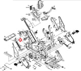 Matrix Stationary Bike Right Guide Rail Shield Set R-3 x /5 x /7x 1000308337-hydrafitnessparts