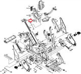 Matrix Stationary Bike Spring Lock Washer Diam.8.5 x Diam.13.5 x 1. 1000314460-hydrafitnessparts