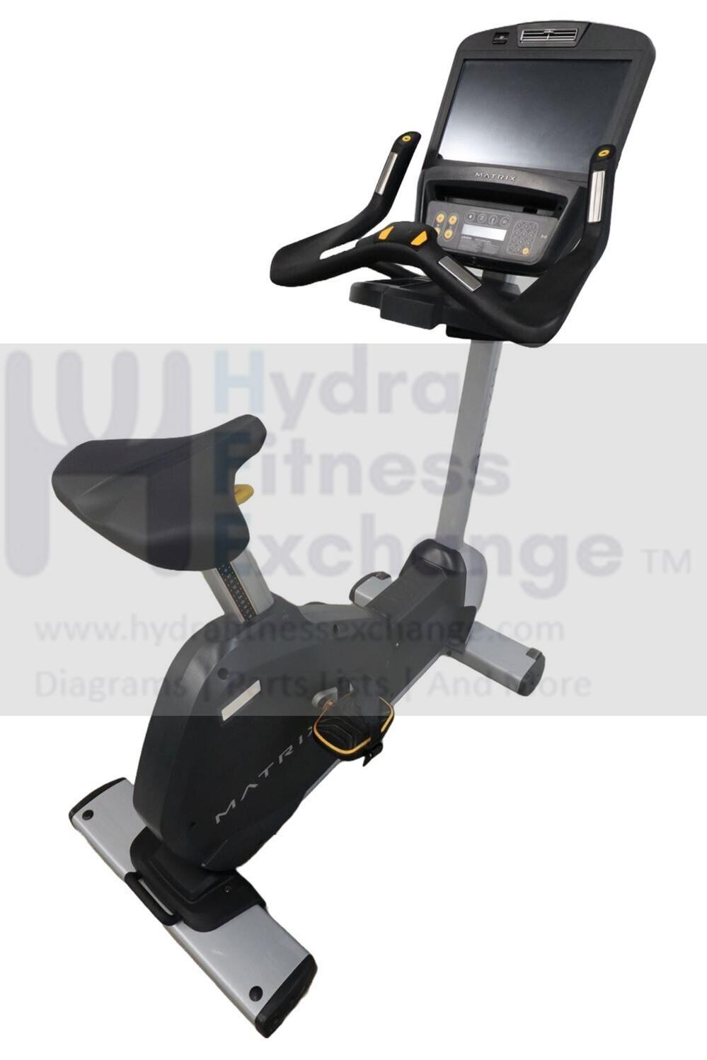 matrix stationary bicycle Matrix U7X (HURESAC-7XE-05-C Console) CB9219 Upright Stationary Bike – hydrafitnessparts