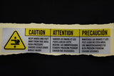 Merit Fitness TM723 TM724 TM475C Treadmill Pinch Hands Warning Label 1000385424-hydrafitnessparts